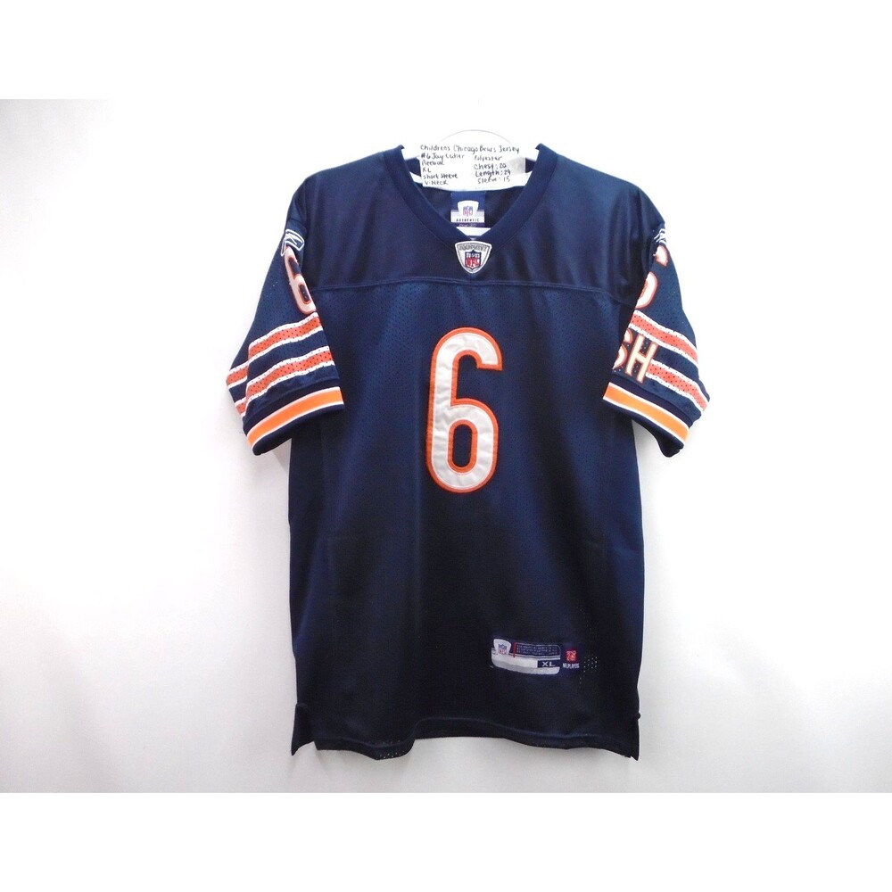 Chicago Bears NFL Reebok Jersey Jay Cutler #6 Youth Size XL GSH founder initials
